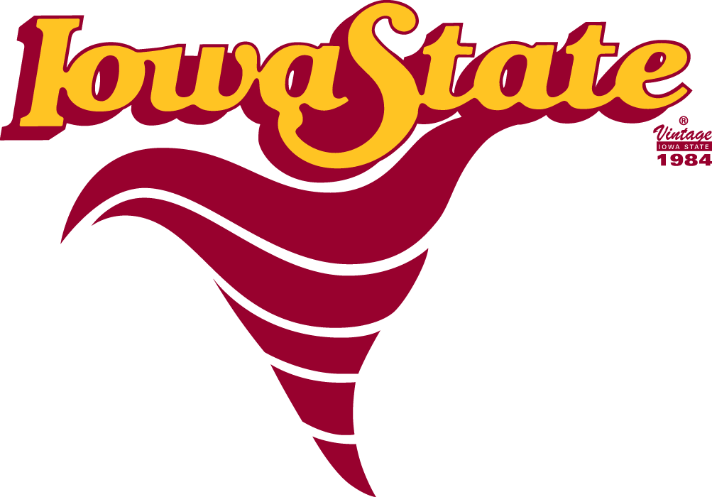 Iowa State Cyclones 1984-1994 Primary Logo 18 inches vinyl decal